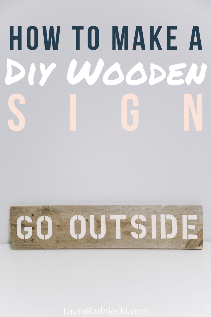How to Stencil Letters on Wood to Make a DIY Wood Sign