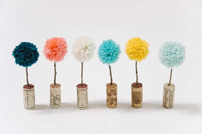 wine cork trees for home decor
