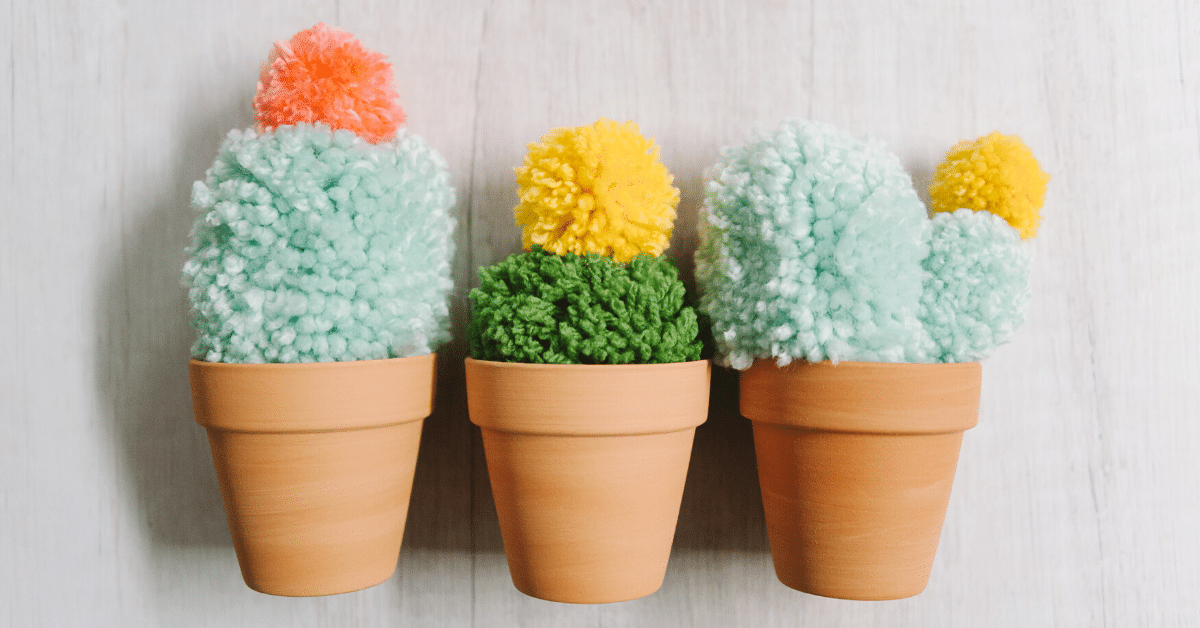 Make a Pom-Pom Cactus