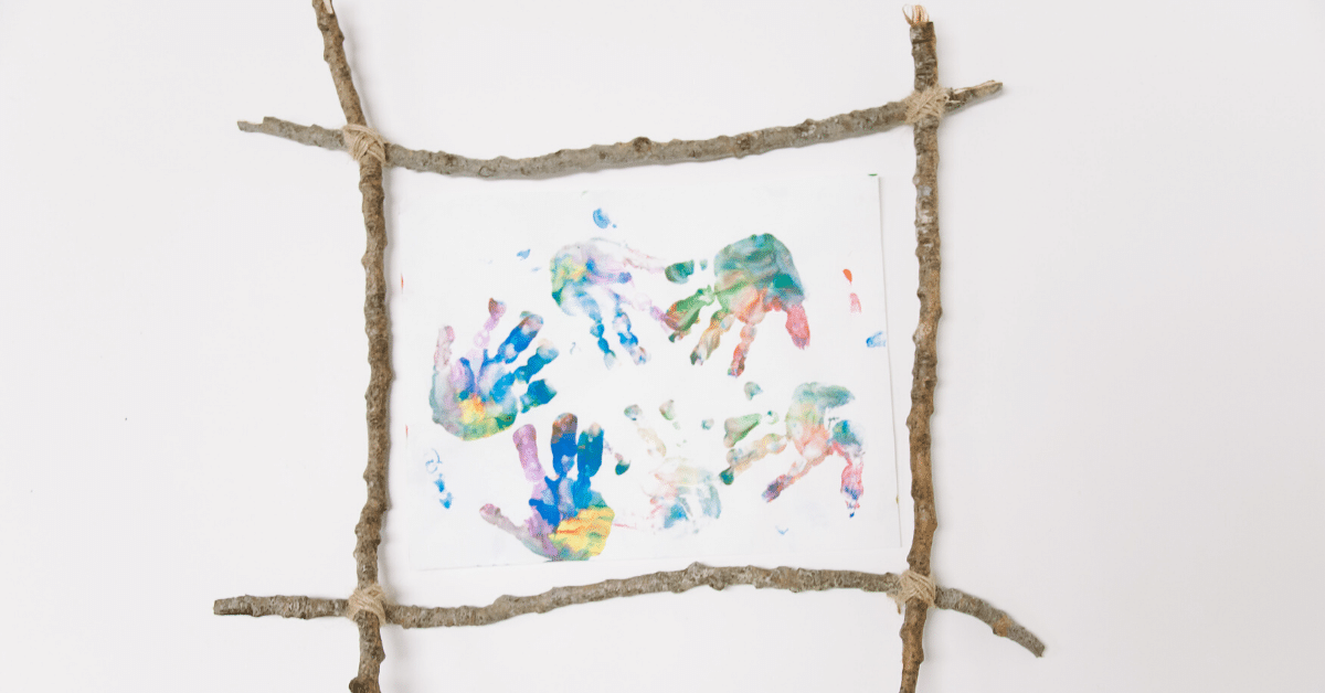 DIY Picture Frame Made with Sticks Stick Craft Ideas