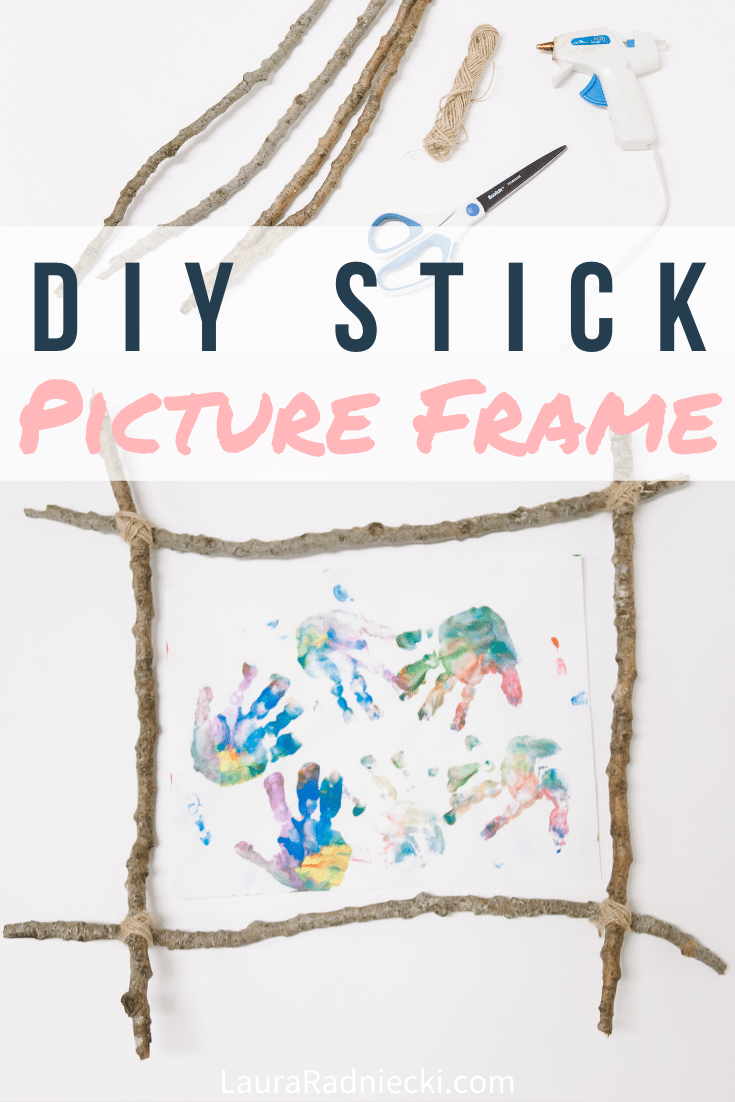 DIY Picture Frame Made with Sticks | Stick Craft Ideas