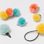 DIY Pom Pom Accessories _ How to Make Pom Pom Hair Clips & Rings