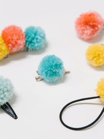 DIY Pom Pom Accessories _ How to Make Pom Pom Hair Clips & Rings