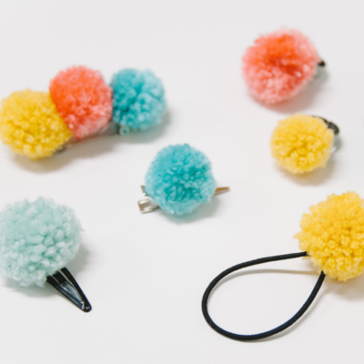 DIY Pom Pom Accessories | How to Make Pom Pom Hair Clips & Rings