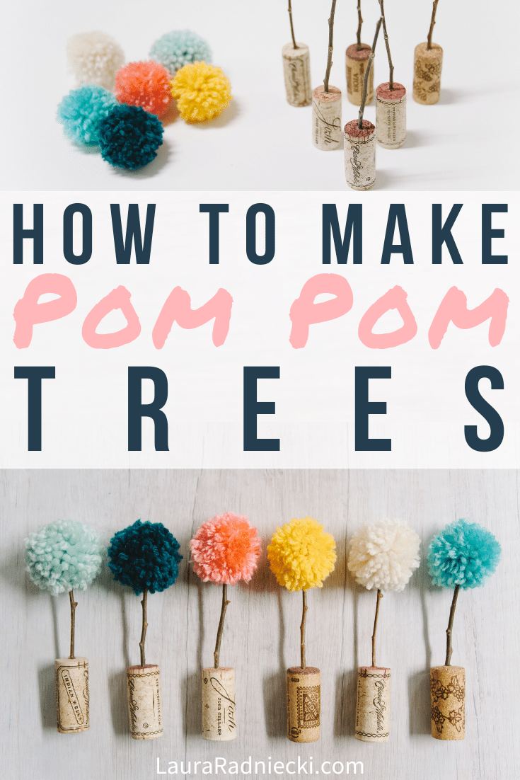 Easy Pom Pom Rainbow Craft