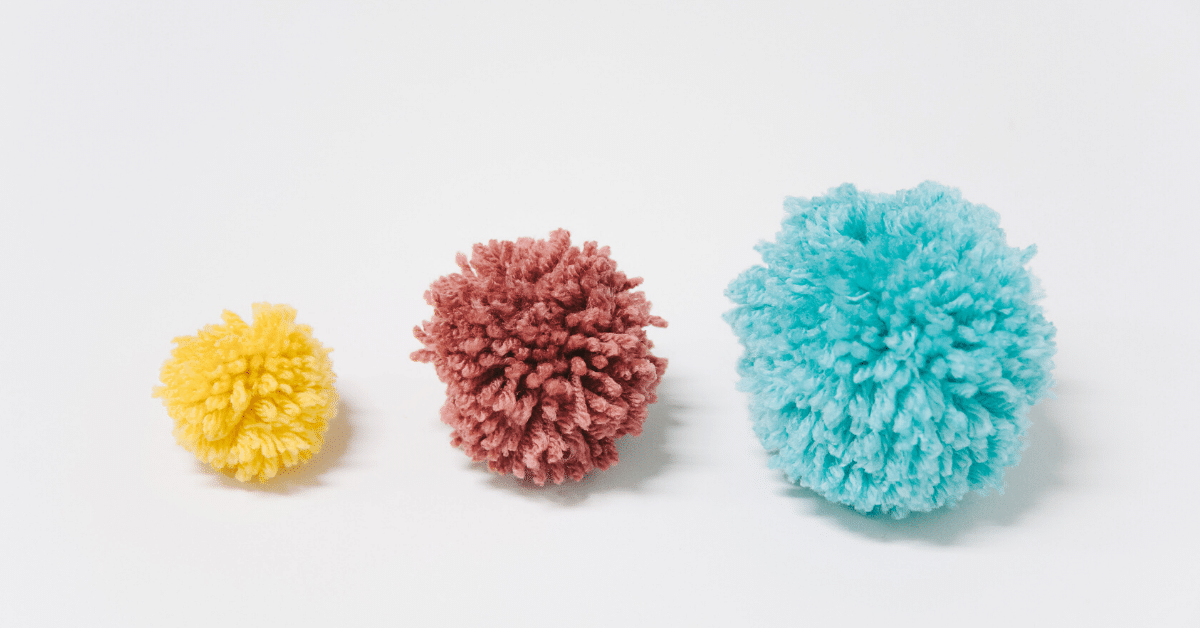 6 Large Yarn Pom Poms 3 Inch Custom Yarn Balls for Hats or Party  Decorations DIY Craft Pompoms 