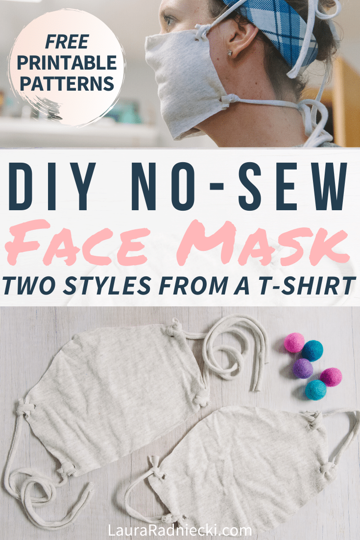 How to Make a DIY No-Sew Face Mask from an Old T-Shirt