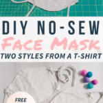 How to Make a DIY No Sew Face Mask from an Old T-Shirt | how to make a mask no sewing