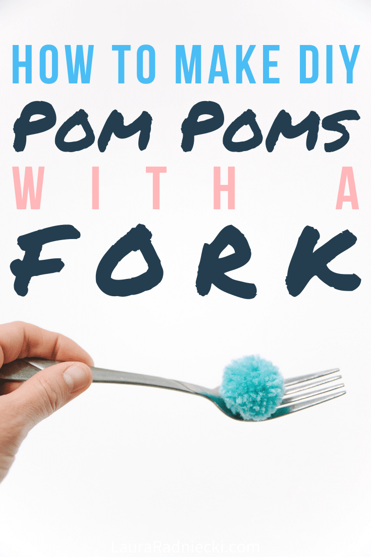 How to Make a Pom Pom with a Fork _ Pom Pom Fork Method Tutorial