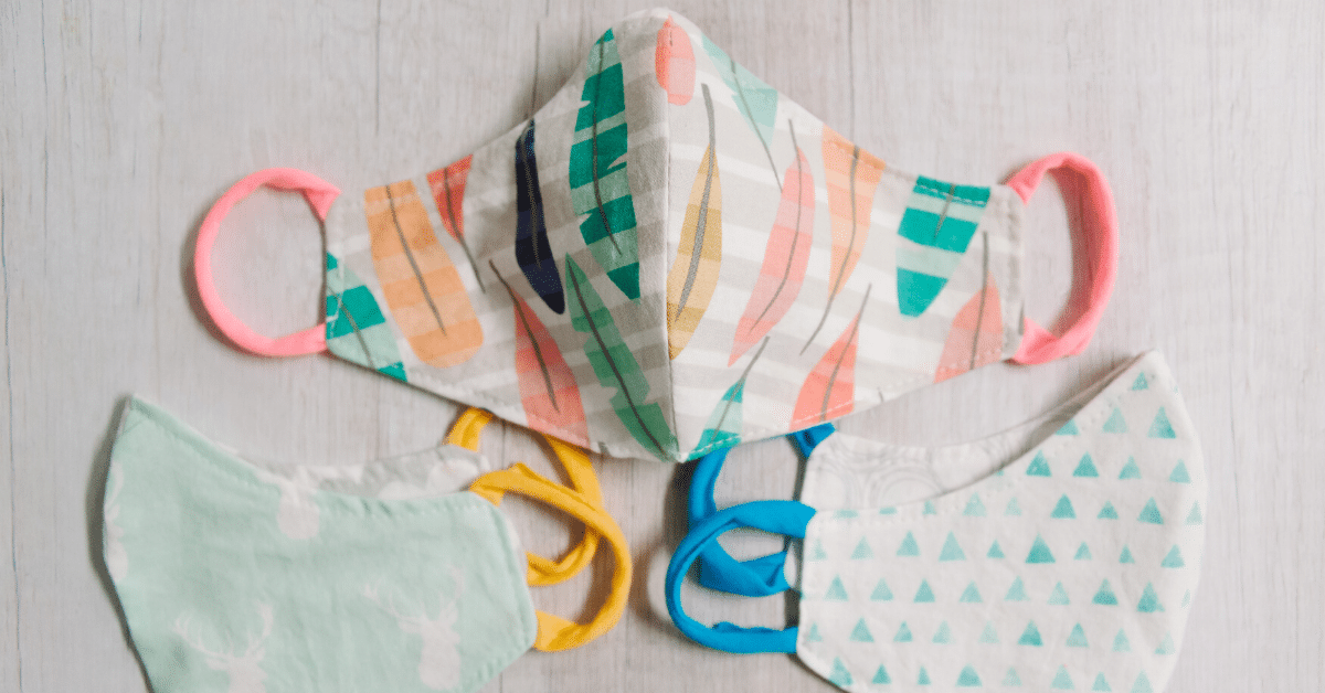 How to Sew a DIY Face Mask with Pattern Reversible, Two Styles