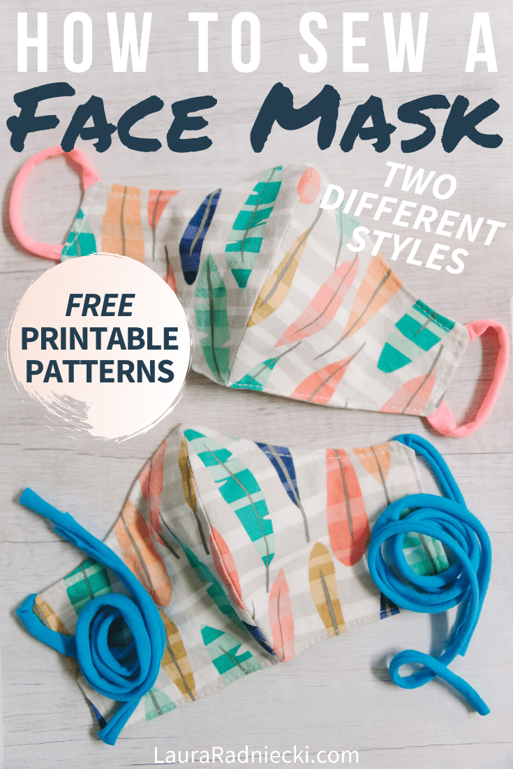 How to Sew a DIY Face Mask with Pattern _ Reversible, Two Styles