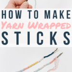 DIY Yarn Wrapped Sticks _ Easy Nature Craft for Kids