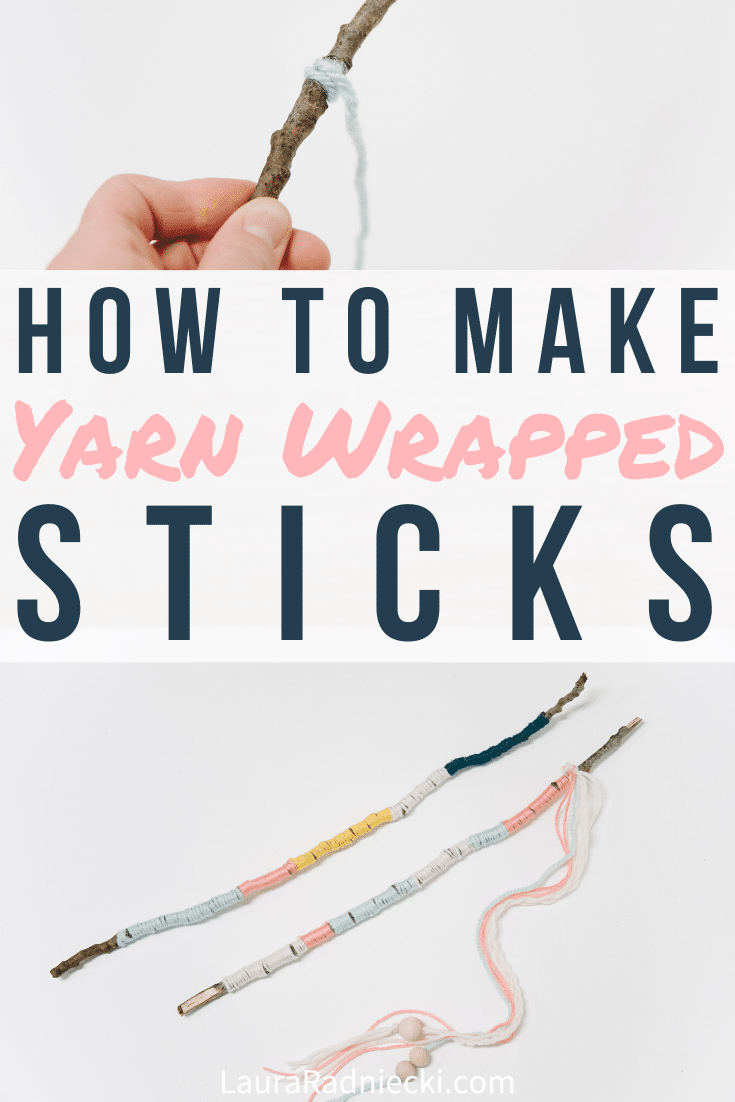 DIY Yarn Wrapped Sticks | Easy Nature Craft for Kids