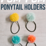 How to Make DIY Pom Pom Ponytail Holders _ Easy Pom Pom Hair Ties