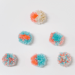 How to Make Multi-Colored Pom Poms _ Easy Yarn Pom Pom Variations