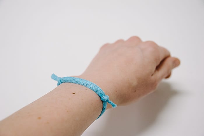adjustable slip knot bracelet