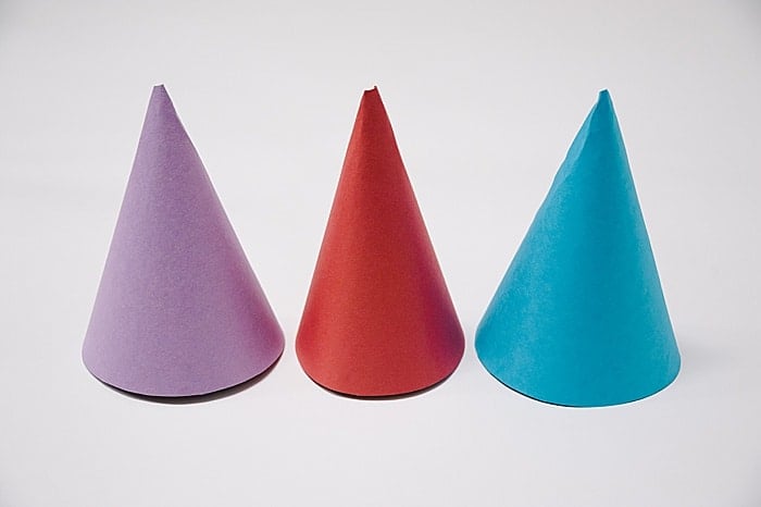 How to make cones out of paper easily and fast.