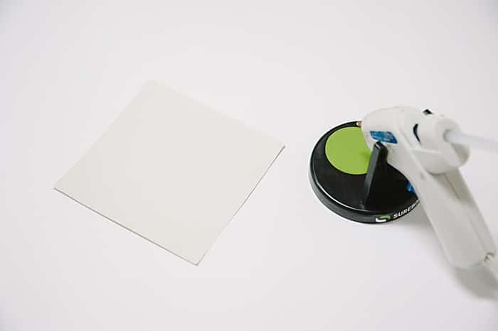 supplies to make an envelope out of paper