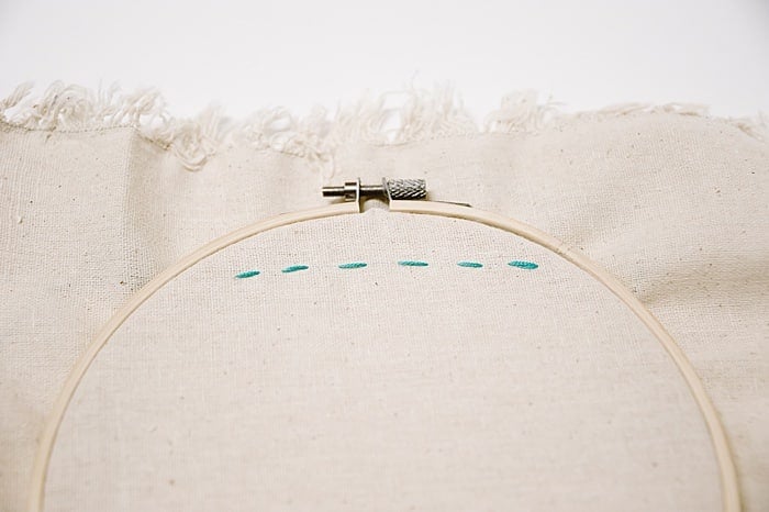 running stitch in embroidery | types of embroidery stitches