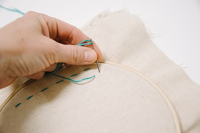 back stitch for embroidery