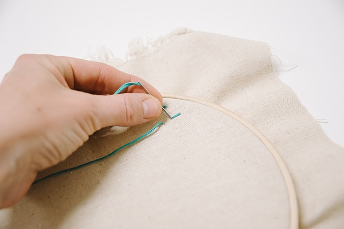 how to do a backstitch for embroidery