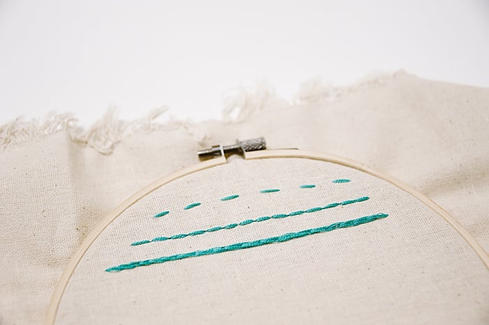 how to split stitch embroider | types of embroidery stitches