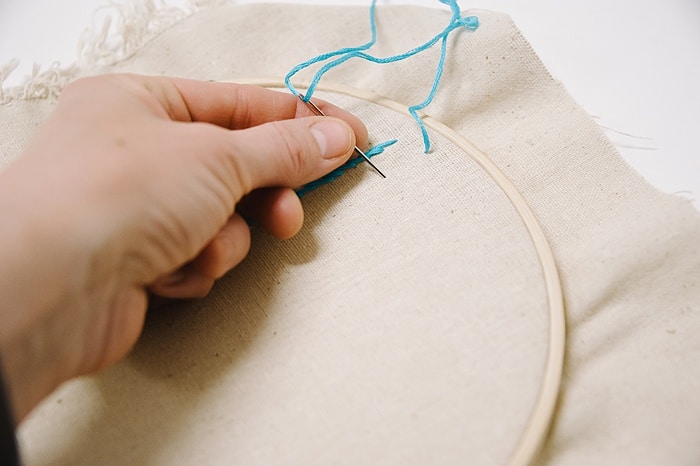 satin stitch embroidery