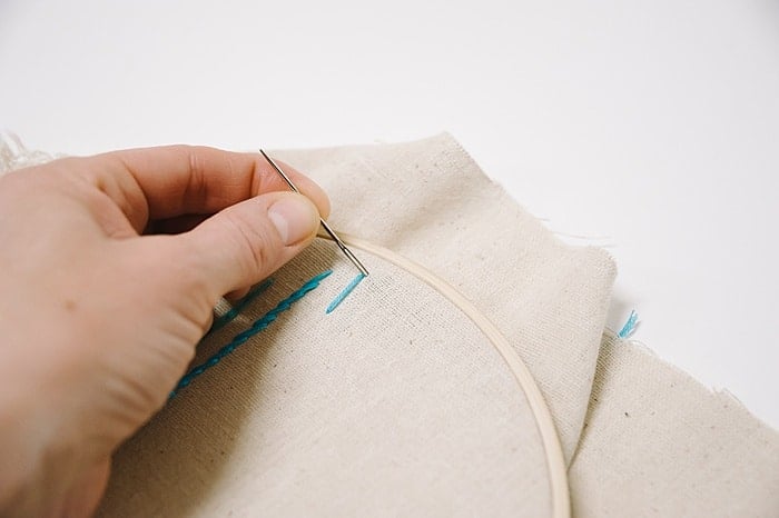 how to make a satin stitch