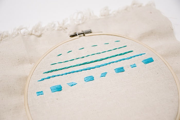 satin stitch embroidery