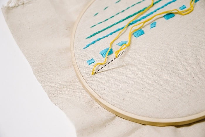 chain stitch embroidery