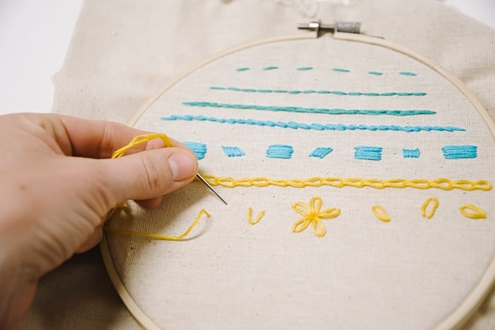basic embroidery stitches