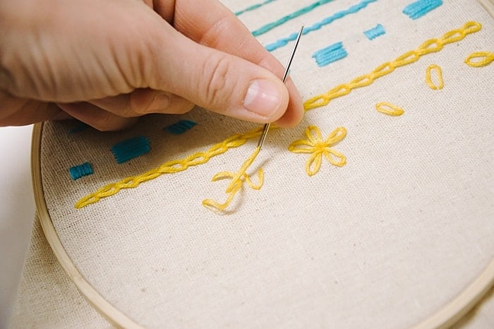 basic embroidery stitches