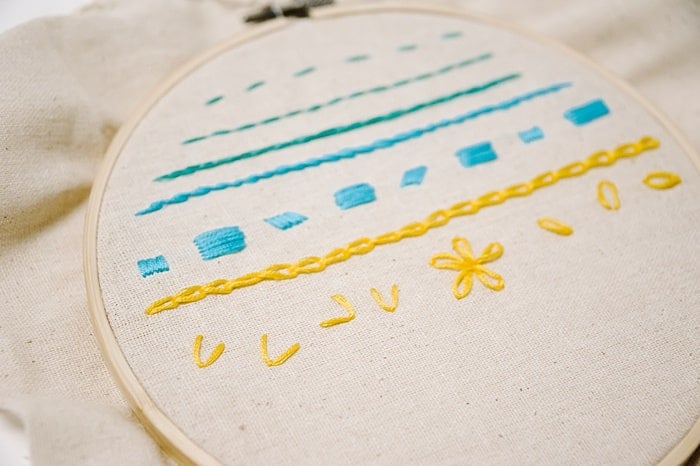 basic embroidery stitches