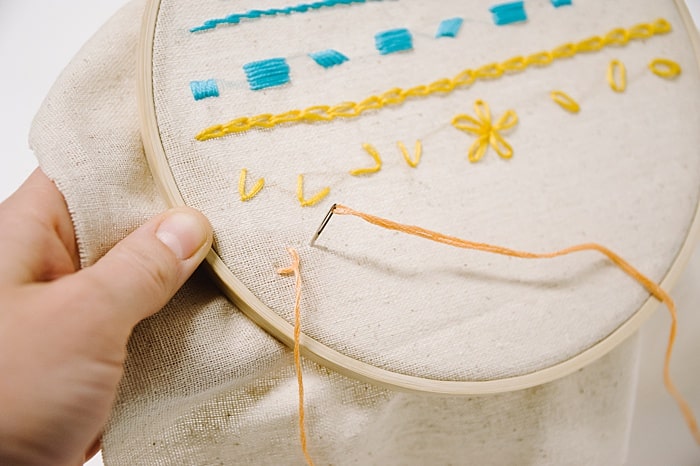 blanket stitch embroidery