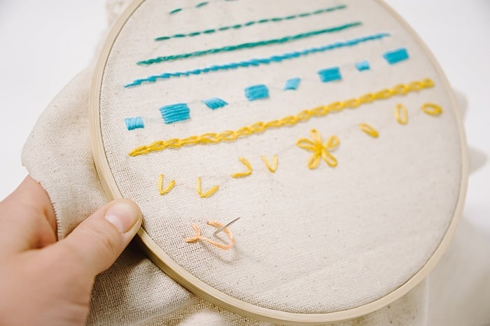 how to do a blanket stitch embroidery