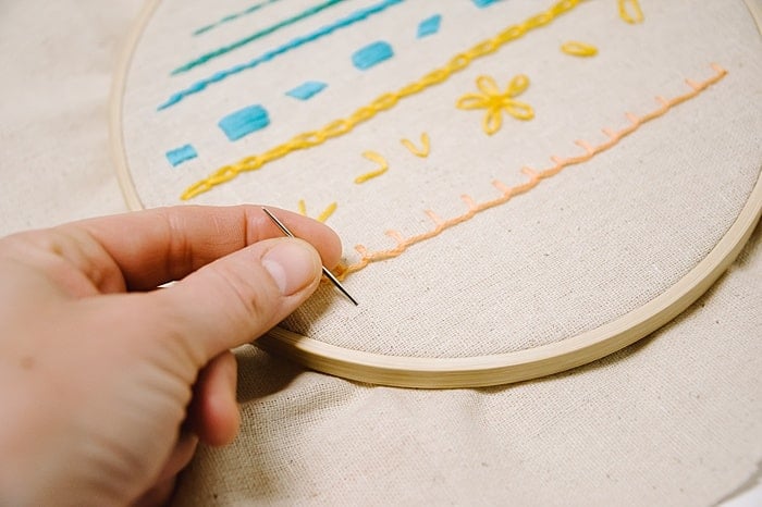 blanket stitch embroidery