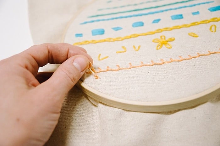 french knot embroidery stitch