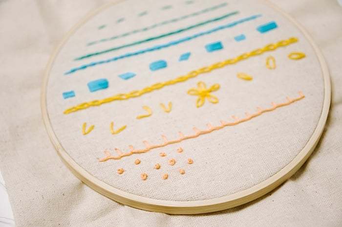 french knot embroidery stitch