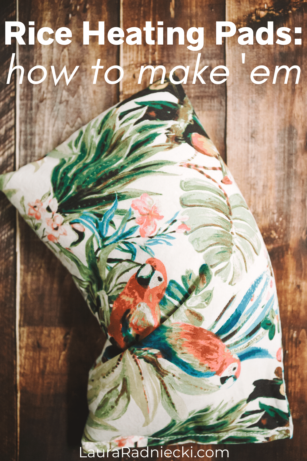 How to Make a Rice Heating Pad