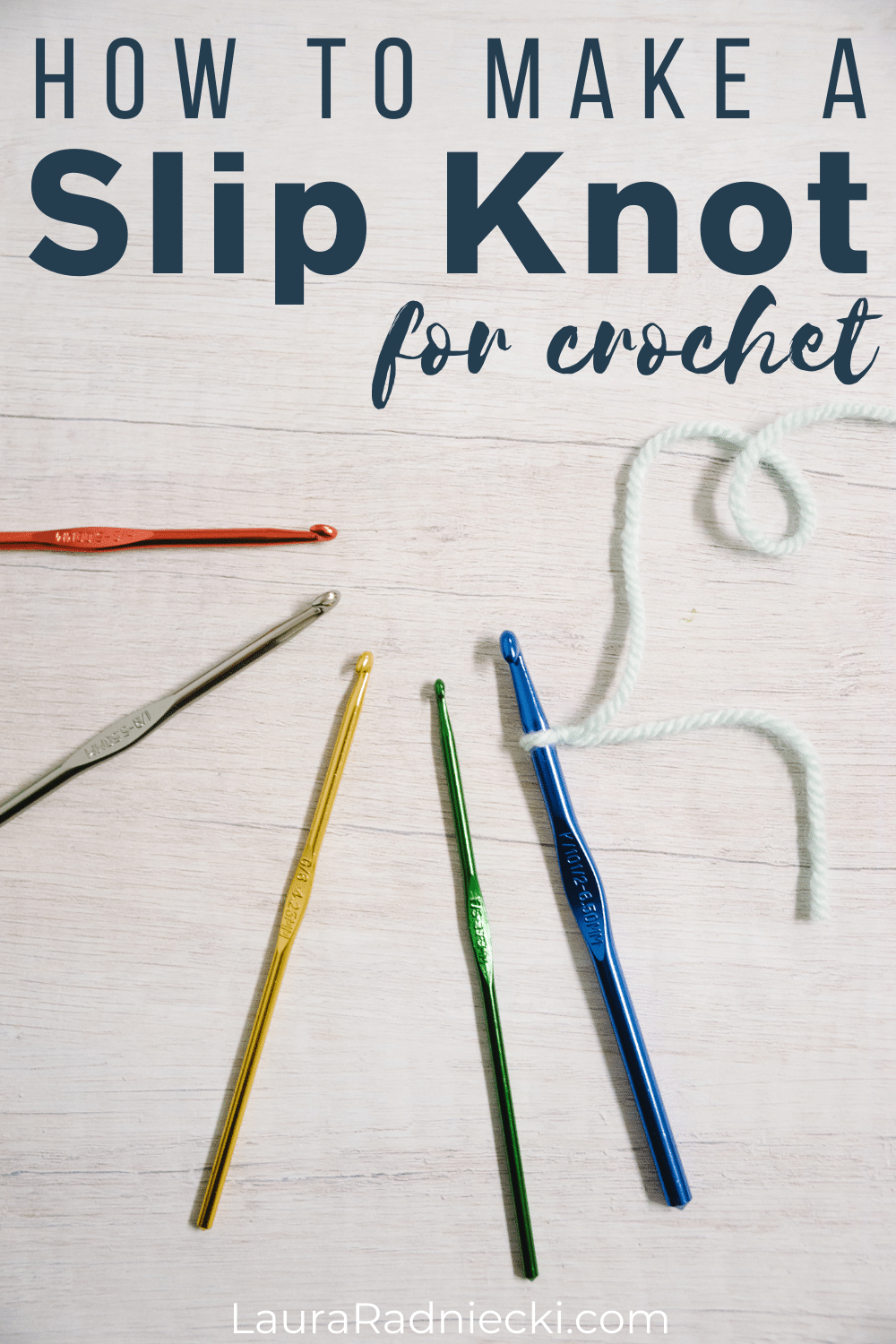 how to make a slip knot for crochet