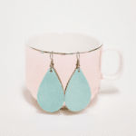leather earrings template | leather teardrop earrings