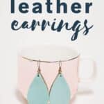 How to make DIY leather earrings.