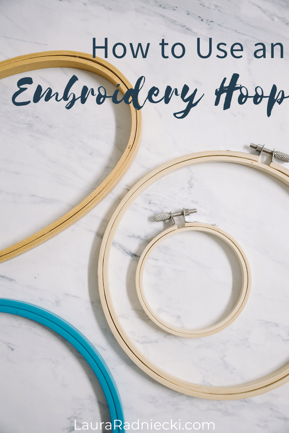 how to use an embroidery hoop