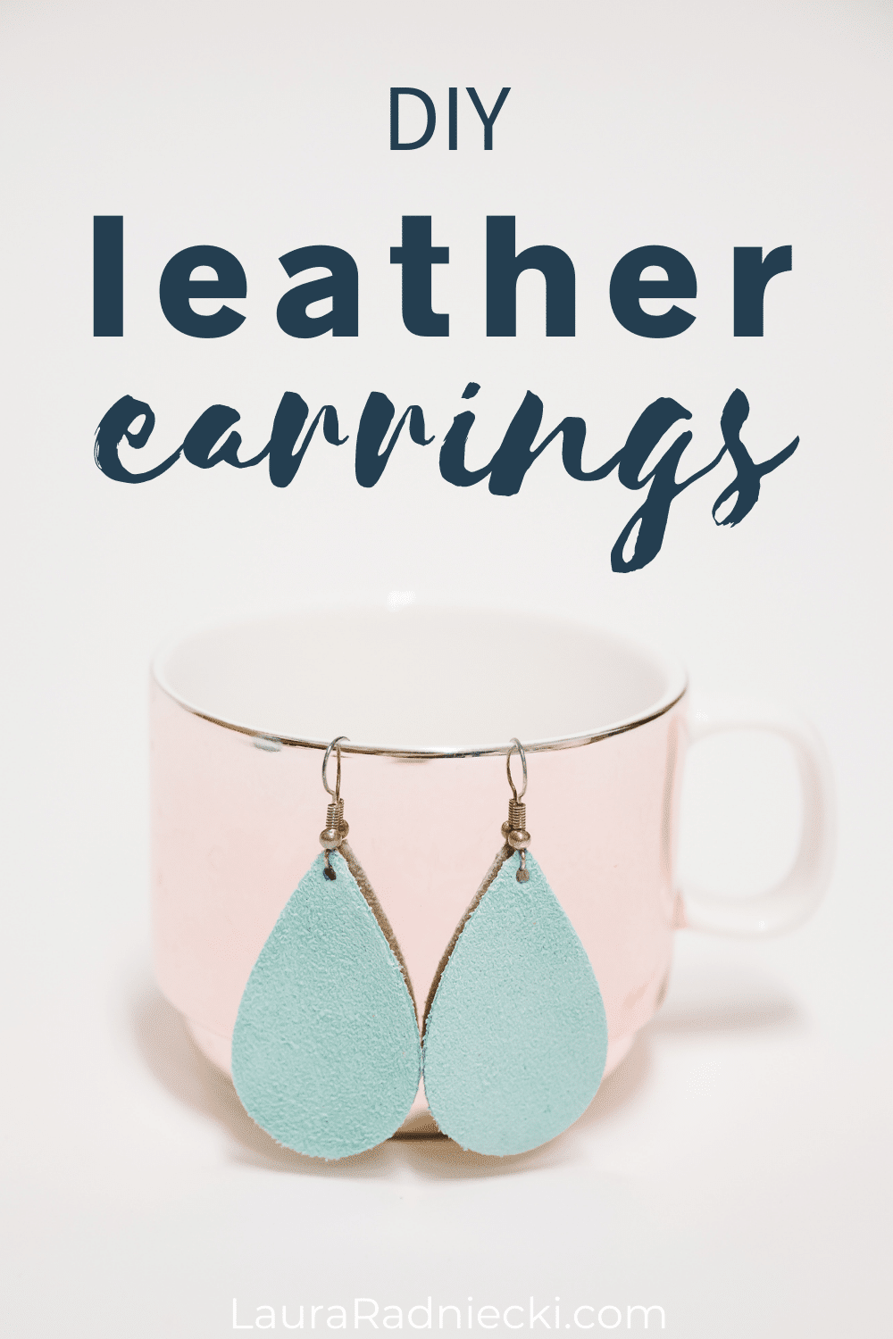 DIY LEATHER EARRINGS - Place Of My Taste