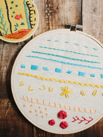 14 types of embroidery stitches