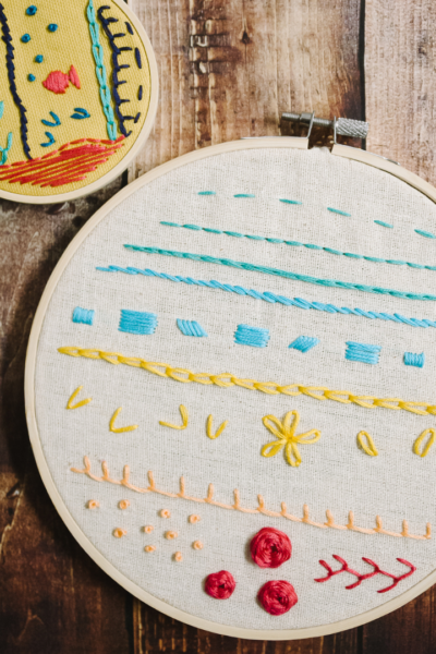 14 types of embroidery stitches