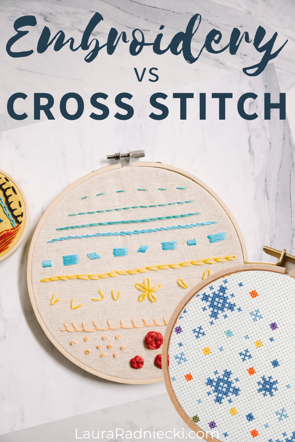 Cross Stitch vs Embroidery