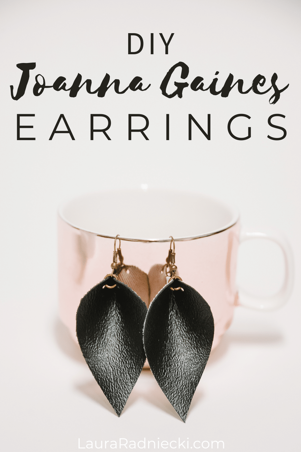 DIY Embossed Leather Earrings - Crafting in the Rain