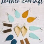 How to make DIY leather earrings.
