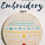 14 stitches to use in embroidery